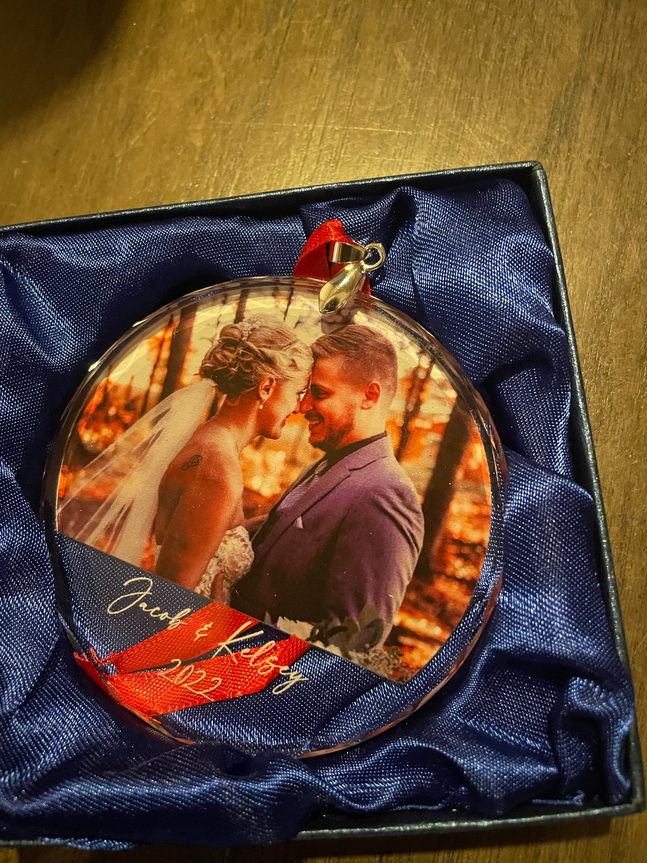 Personalized Photo Ornament, Custom Picture Ornament, Couple Ornament, Couples Gifts, Unique Ornament, Glass Ornament, Keepsake Ornament