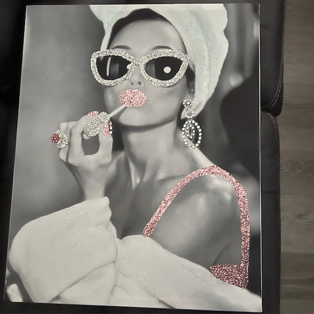 Oliver Gal, Accents, Louis Vuitton Lv Art Print Glam Spa Star Audrey  Hepburn 6x24 By Oliver Gal