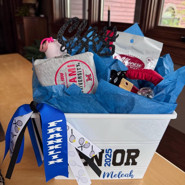 Personalized Graduation Gift Basket - Senior Class of 2027 Grad ...