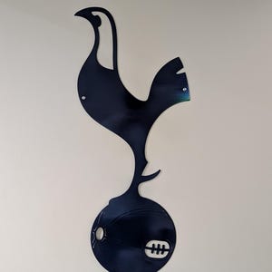 Plaque Métal Vintage Tottenham Hotspur - 30x20 Cm - Tôle émaillée - Décoration Murale