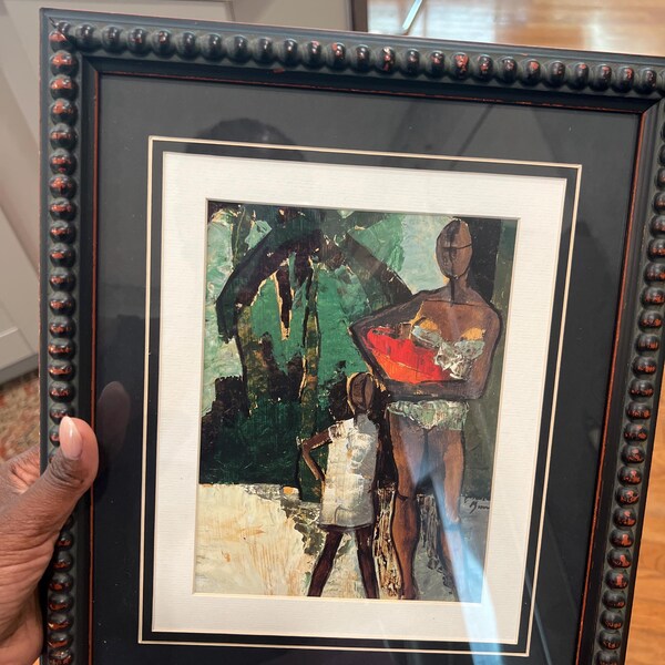 Vibrant, Colorful African American Art Print TALES by Jonathan Green