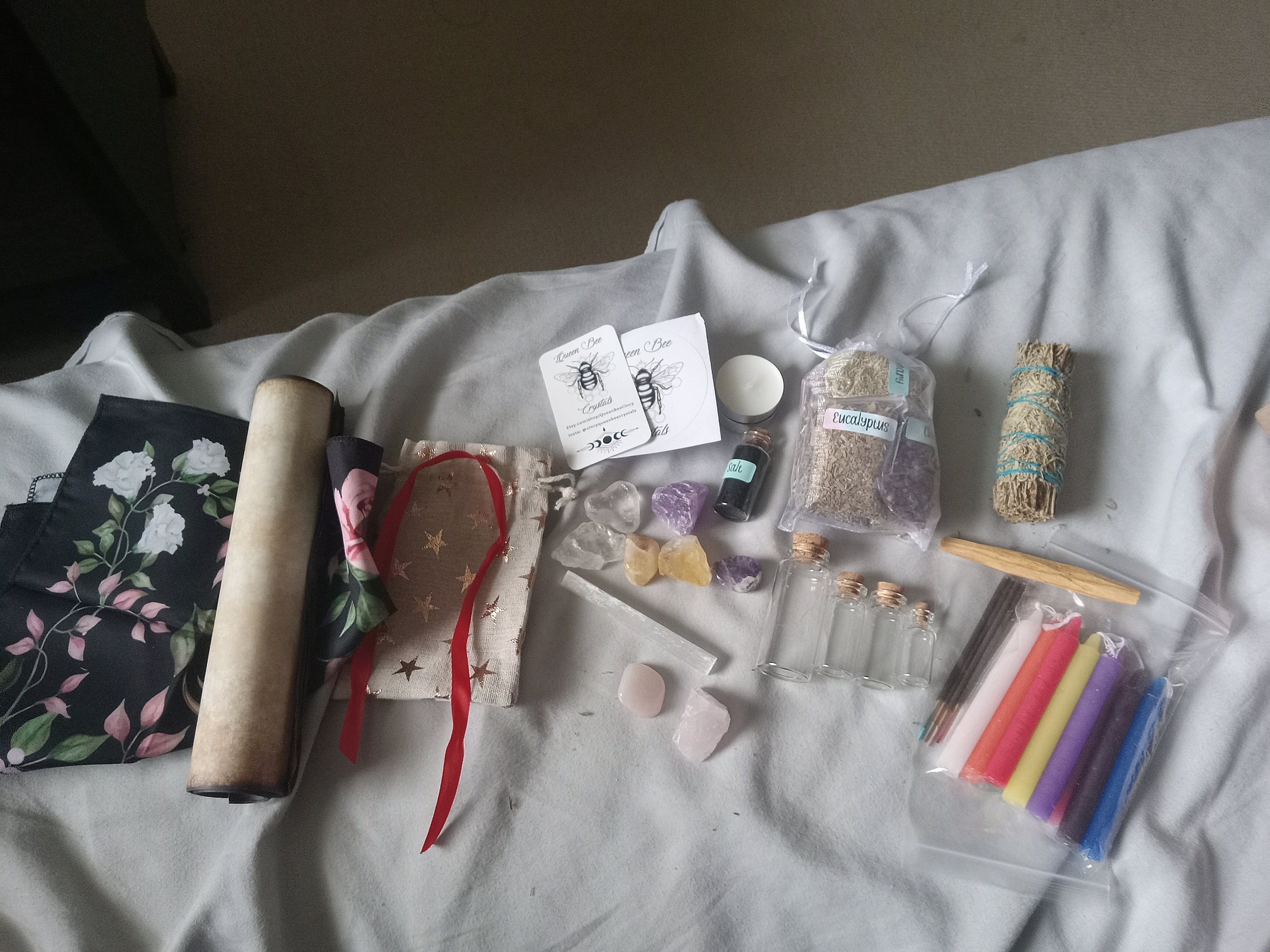 Beginner Witch Kit - A Perfect Start to Your Magical Journey! - PLEASE read description for list of items included (box not included)
