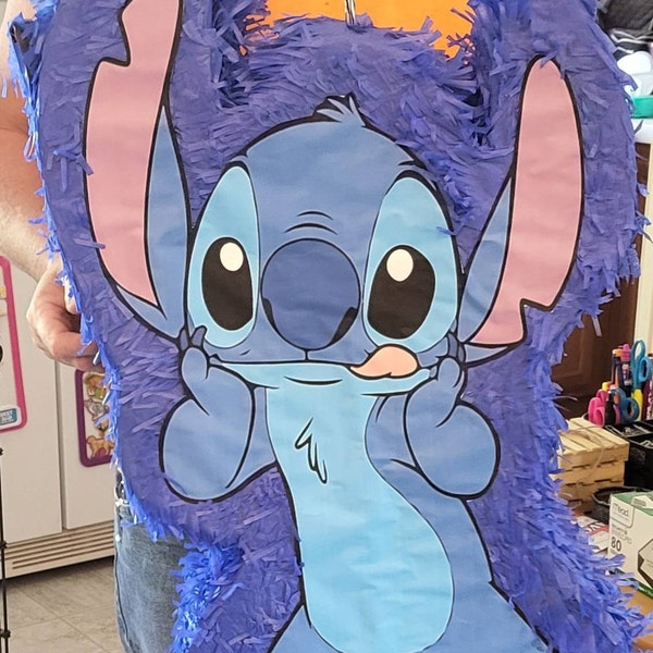 Stitch Piñata! 27”x 16” X4” , Lilo Y Stitch Theme - Etsy