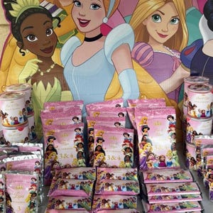 Princess Birthday Party Pack, Princess party favor, Princess party package, Princess Birthday Bundle, Princess Theme, Movie party, Canva