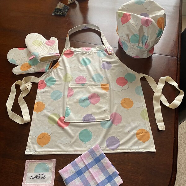 Sewing Pattern Chef Children's Chef Set Sewing Pattern, PDF Pattern, Apron Pattern, Pdf ...