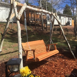 Amish Crafted Folding Adirondack Chair with Ottoman Etsy