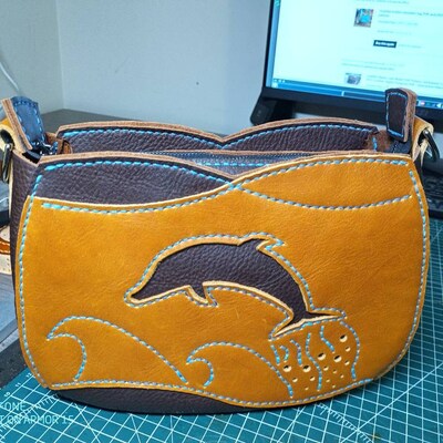 Small Handbag Leather Pattern PDF Evening Purse Digital Template - Etsy