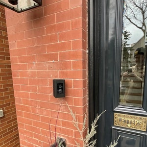 Ring doorbell elite install on on sale brick
