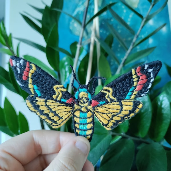 Embroidered Insect Patches Butterfly Beetle Moth Scarab Cicada Maybug ...