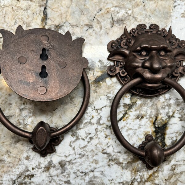 Labyrinth Inspired Door Knocker Set: Hand Painted, Magnet Embedded ...