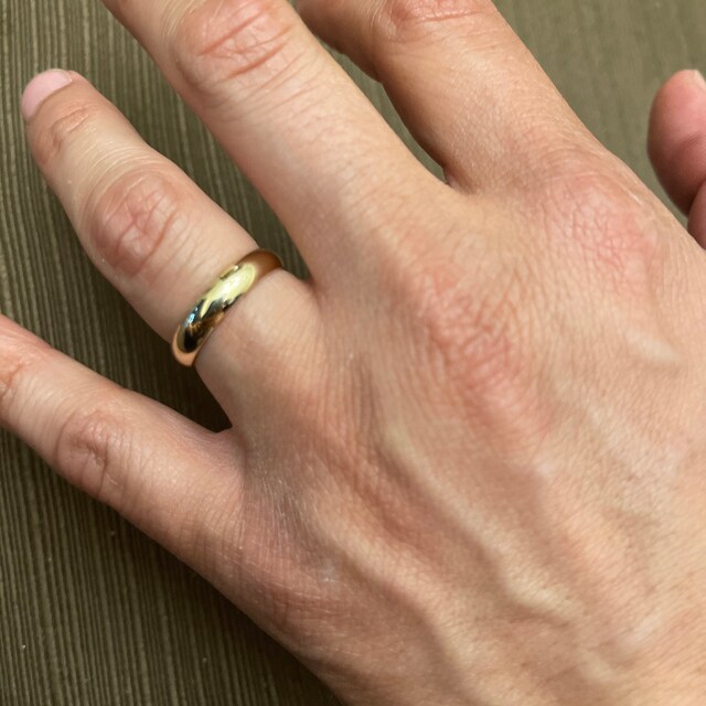 14k イエロー ゴールド バンド (4 mm) | クラシック ドーム 14k イエロー ゴールド バンド (4 mm) | クラシック ドーム