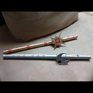 太陽の笛 - 太陽と月をモチーフにしたコスプレ用ポケフルート小道具