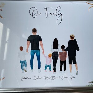 My Family Our Family A4 A3 Print Family Gift Gifts - Etsy UK