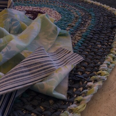 Oval Toothbrush Rag Rug/pet Bed/basket Pattern Digital - Etsy