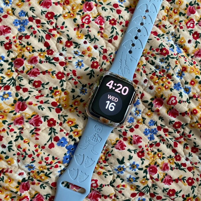 ☆US Disney Parks☆Apple Watchストラップ ドナルドダック ディズニー ドナルドダック 刻印入り Apple Watch バンド、24 色