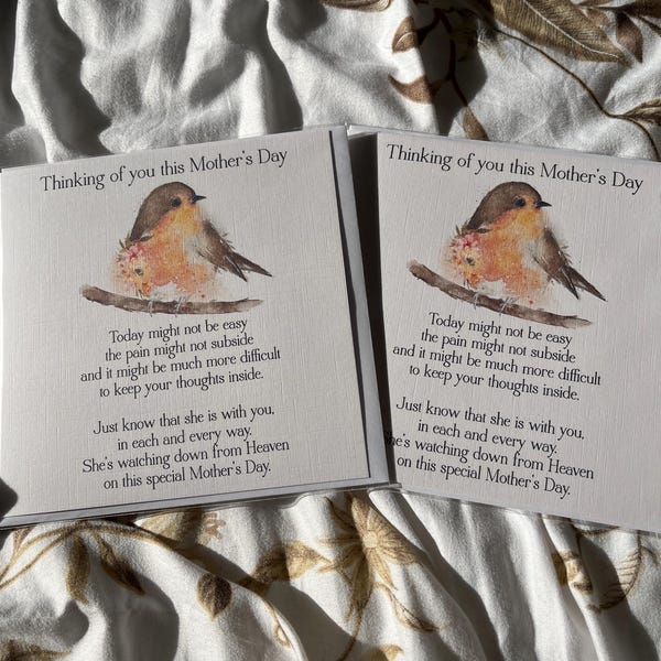 Thinking of You on Mother's Day Card, Sympathy Loss Card for Friend ...