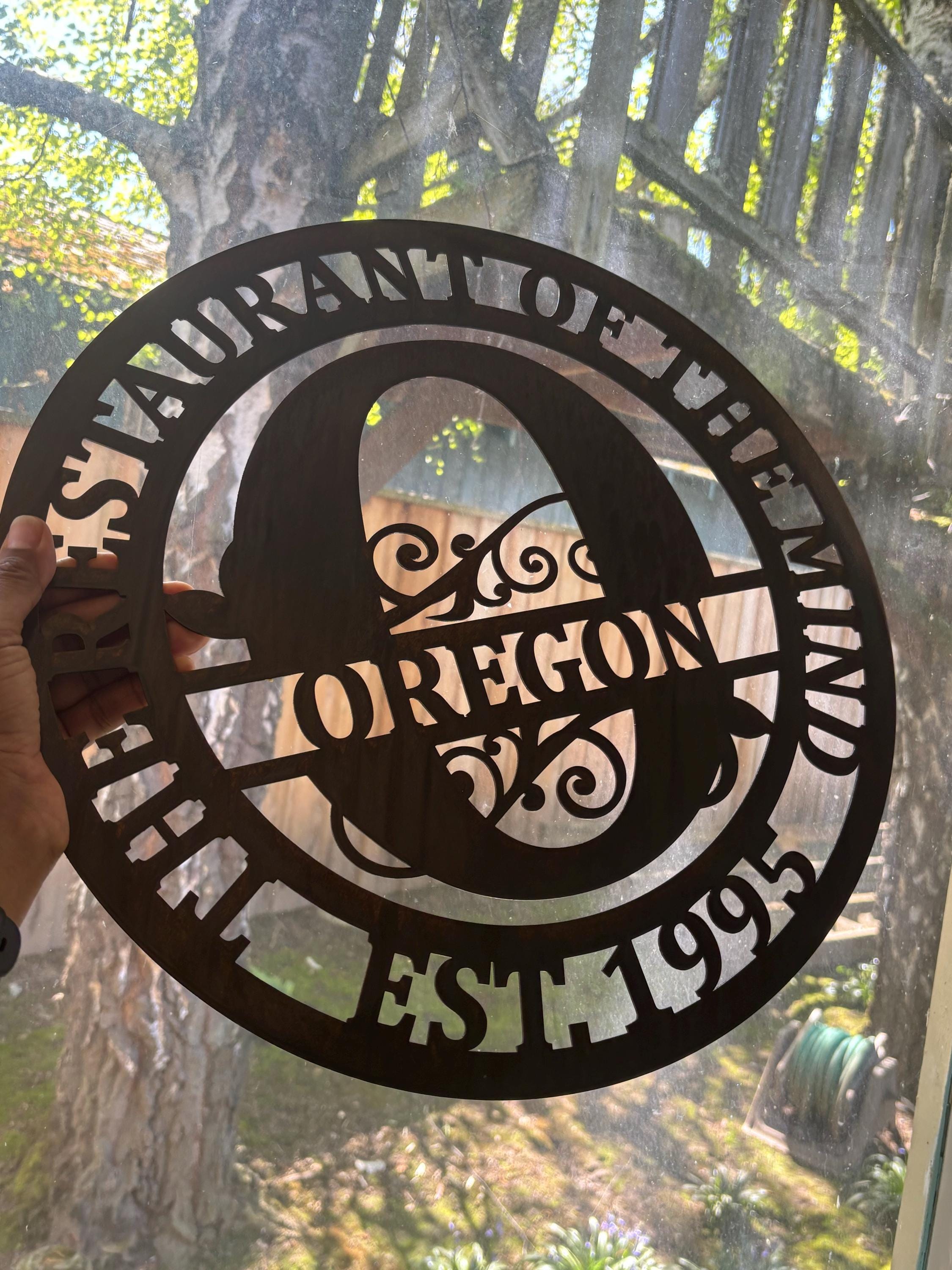 Custom metal monogram, personalized Family Name Metal Sign, Last Name Sign, Initial, Metal Monogram,  Housewarming Gift, Wedding Anniversary