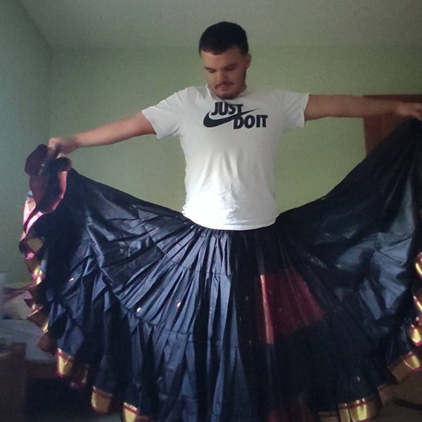 how to wear choli shawl