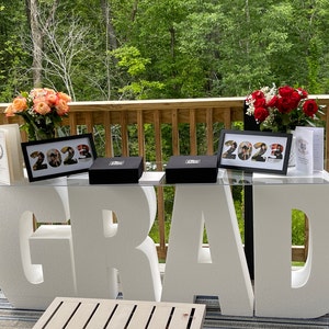Large GRAD Table Base Foam Letters 30 Tall and 8 Deep - Etsy