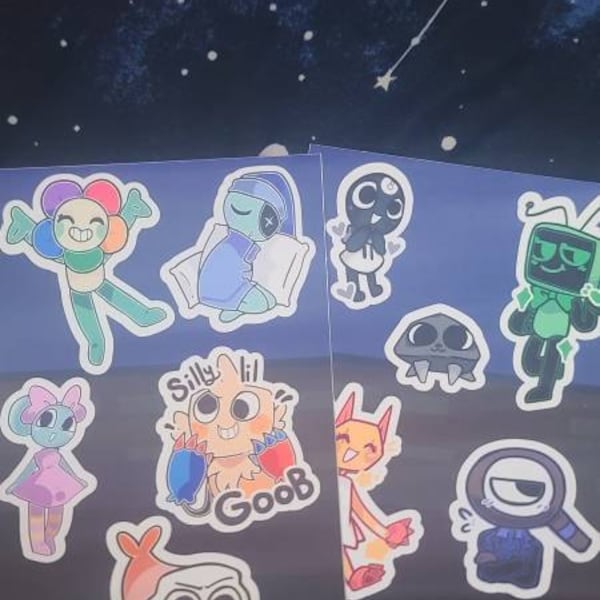 Dandy World Sticker Set - Etsy