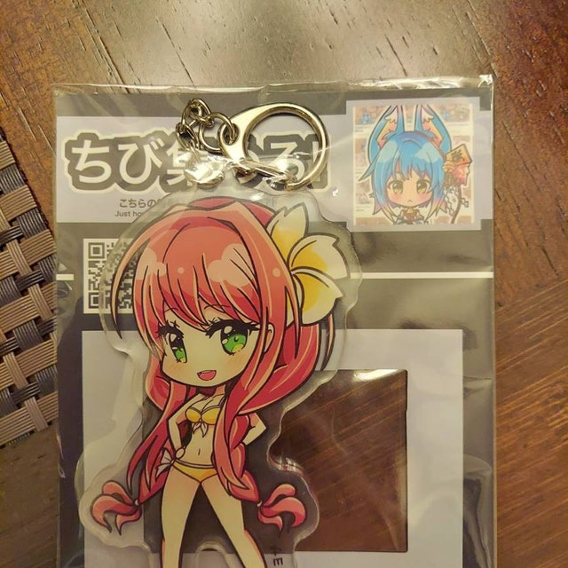 OMOCAT×DDLC Plus!　Monika　アクリルキーホルダー Doki Doki Literature Club+ - Monika Plus (Double Sided) 3.5