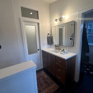90" White Oak Vanity