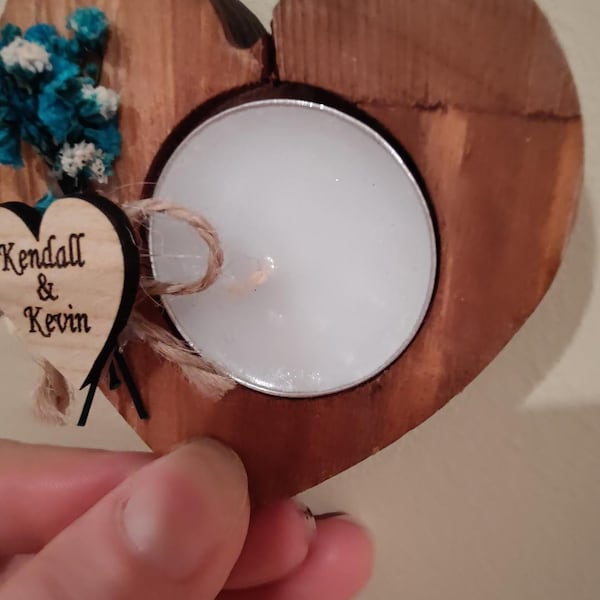 Personalized To My Husband Heart Candle Holder - Gift Idea For Couple - To My Husband