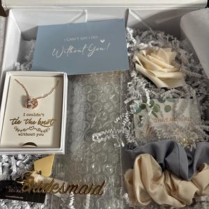 Bridesmaid Proposal Gift Box Personalized Bridesmaid Jewelry Box Will You Be my Maid of Honor Gifts Glass Can Cup Tumbler Bridesmaid Box Set