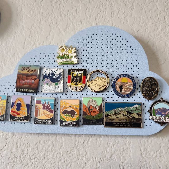 Pin Board CLOUD spray Painted until Color Supplies Last 3D Printed for  Enamel Pins More Shapes in Shop 