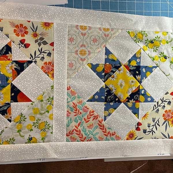 Star Table Runner PDF Sewing Pattern; Quilted Table Runner; Modern ...