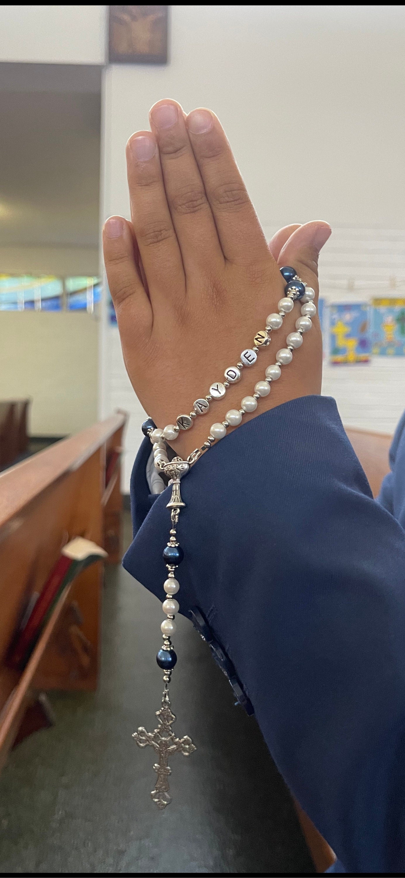 Personalized Rosary | Custom Rosary | Baptism Rosary | First Communion Rosary | Handmade Rosary |  Catholic Rosary