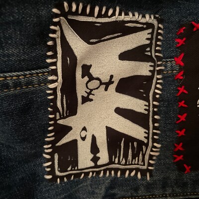 Trans Werewolf Patch Sew or Glue on Back Patch 9x7 Inches - Etsy