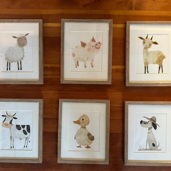 Set of Jungle Theme Nursery Prints, Safari Nursery Decor, Safari ...