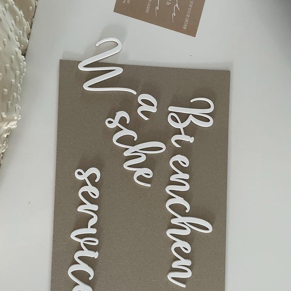 Personalised Playroom Sign – Wooden Wall Script Art, Custom Kids Room ...