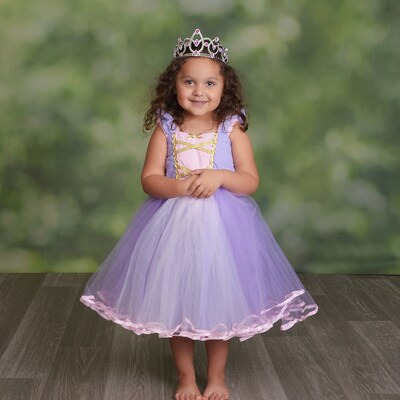 RAPUNZEL Costume Dress TUTU Dress for Toddlers and Girls Fun for ...
