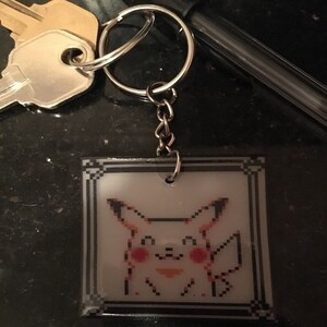 Pokemon Yellow Pikachu Happiness Keychain See Description