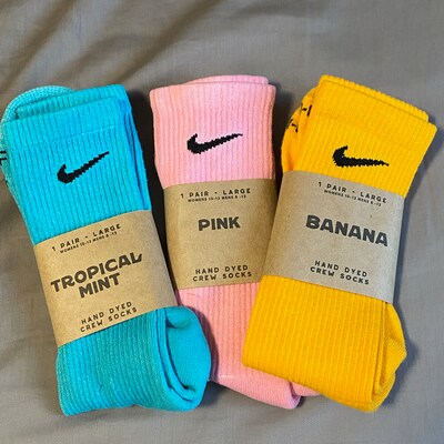 colored nike dri fit socks