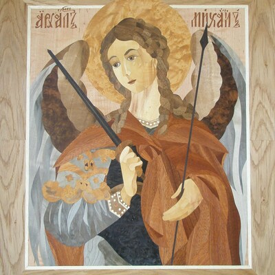 Unique Wood Art Wood Mosaic Inlay Wood Art Original Art - Etsy