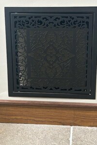 Fully Custom Air Vent Grilles with Back Frame 1mm thick Steel - Design Your Ideal Vent Cover