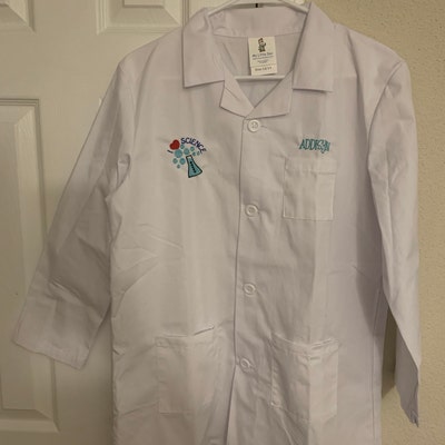 Embroidered Personalized Kids Lab Coat for Little Doctors and Nurses - Etsy