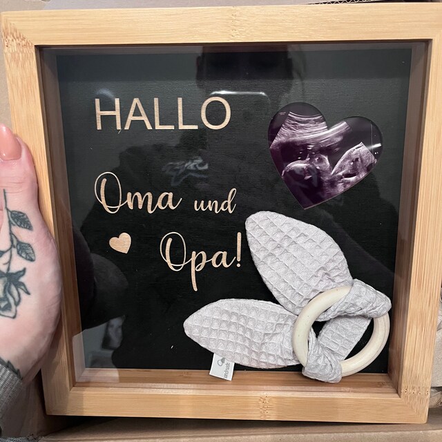 Bilderrahmen Für Neue Großeltern – „The Best Parents Get Promoted To Grandparents“, 12,7x15,2 Cm, Mit Ständer