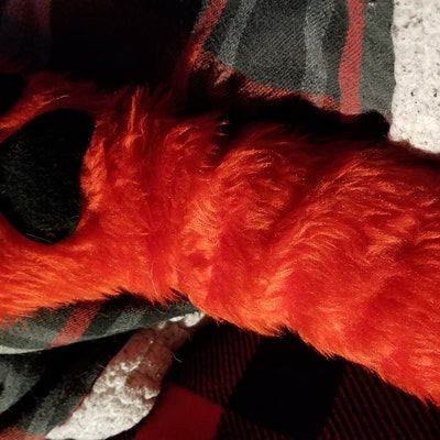 Cute Ginger Orange Furry Wolf Fox Dog Neko Cat Black Paw Print - Etsy