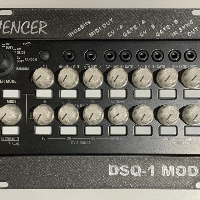 Korg SQ-1 シーケンサー 18 ボタン アップグレード: 3D プリント