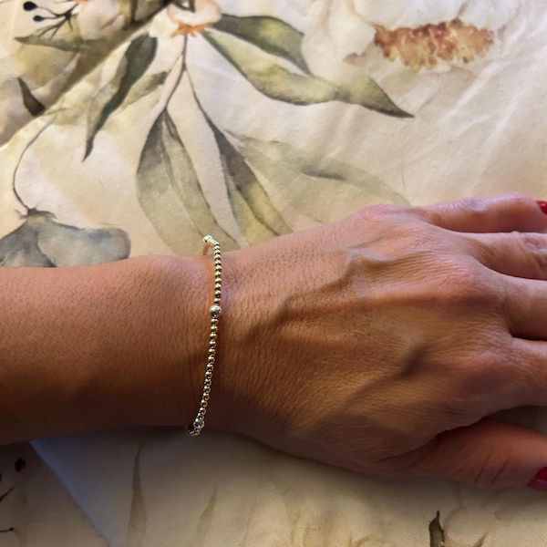 Gresham Gold Bead Bracelet main image 1