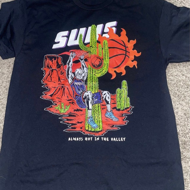 Warren Lotas Rally the Valley Phoenix Suns T-shirt, Warren Lotas NBA - Ink  In Action