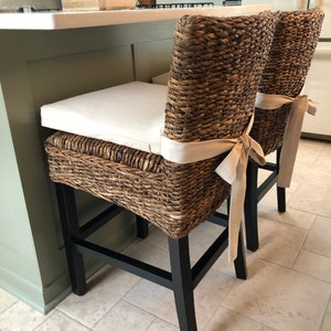 Wicker dining chair cushions online