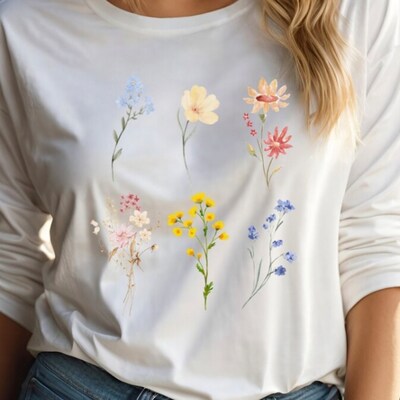 Ice Skate Snowflake Pattern Print Women Off Shoulder Sweatshirt