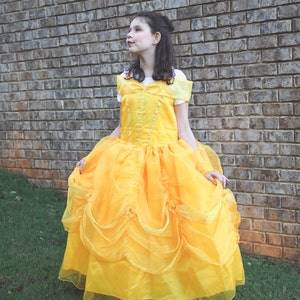 Belle Dress / Disney Princess Dress Beauty and the Beast | Etsy