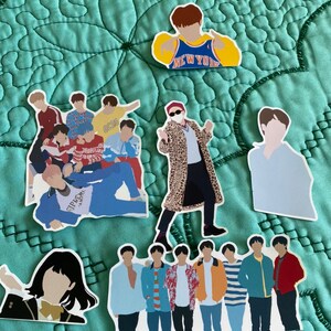 BTS Inspired No Face RANDOM Stickers Kpop Vinyl | Etsy