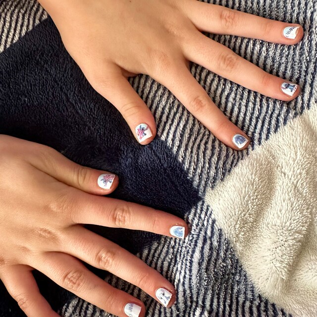 Kids Ohana Nail Wraps (age 5-10) /stitch Nail Wraps / Mommy
